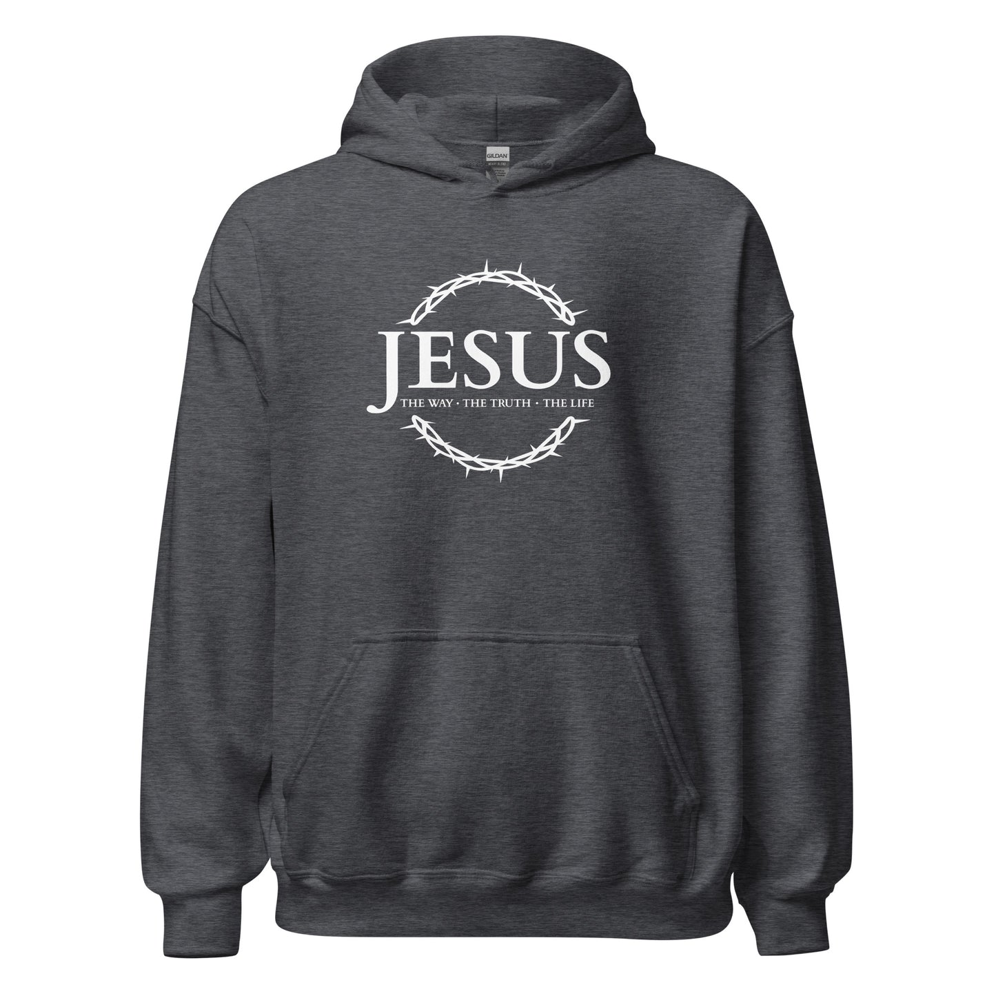 JESUS The Way, The Truth, The Life - Unisex Hoodie - dark design - EN faith design by The Light of Life