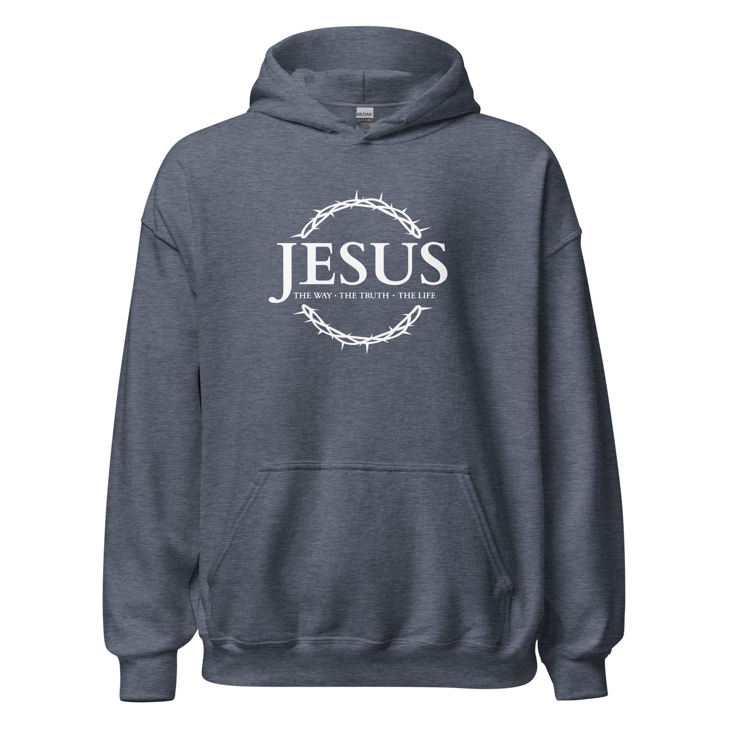 JESUS The Way, The Truth, The Life - Unisex Hoodie - dark design - EN faith design by The Light of Life