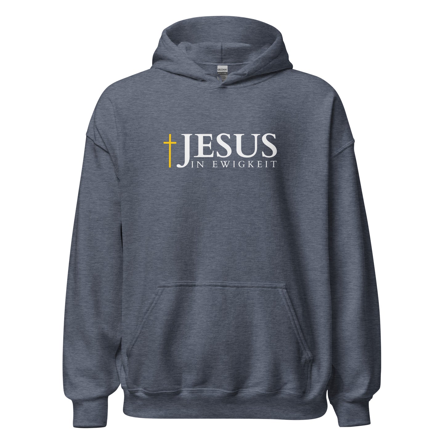 JESUS in EWIGKEIT - Unisex-Kapuzenpullover - dunkles Design - DE ${variant-option} faith design by The Light of Life