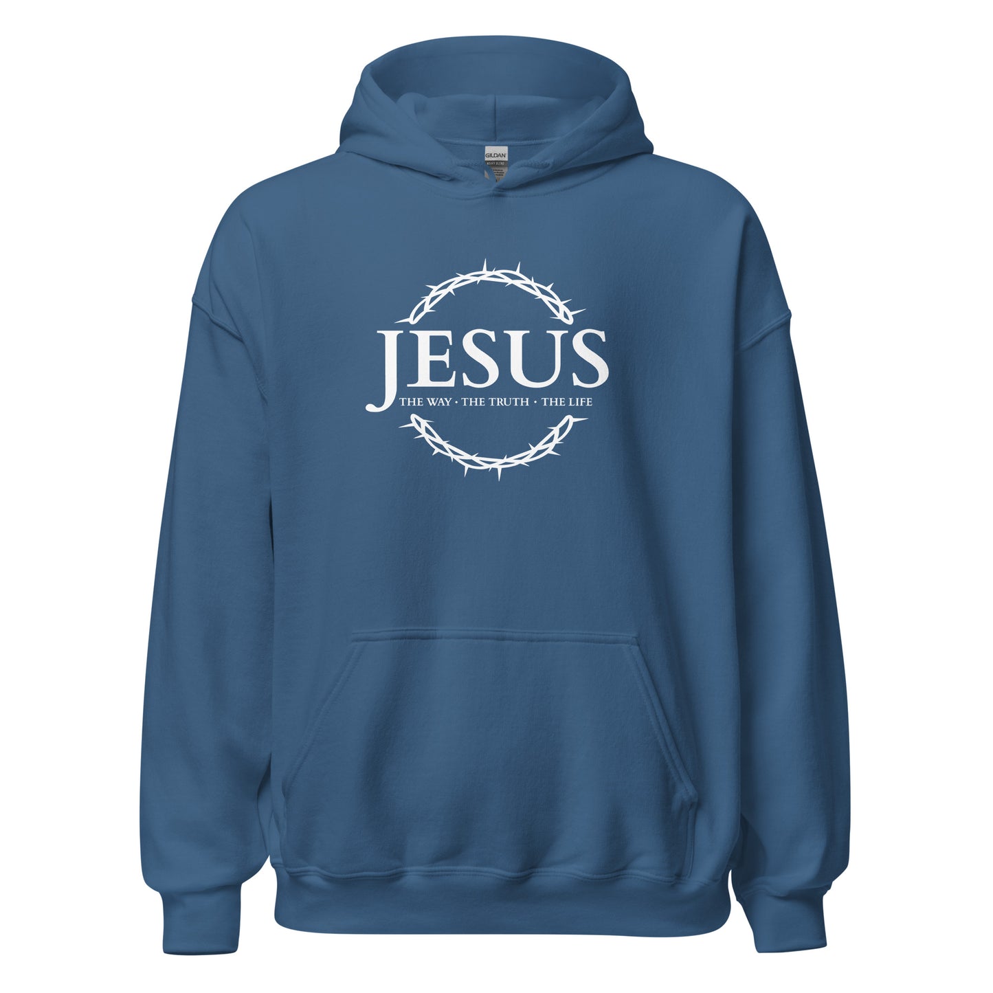 JESUS The Way, The Truth, The Life - Unisex Hoodie - dark design - EN faith design by The Light of Life