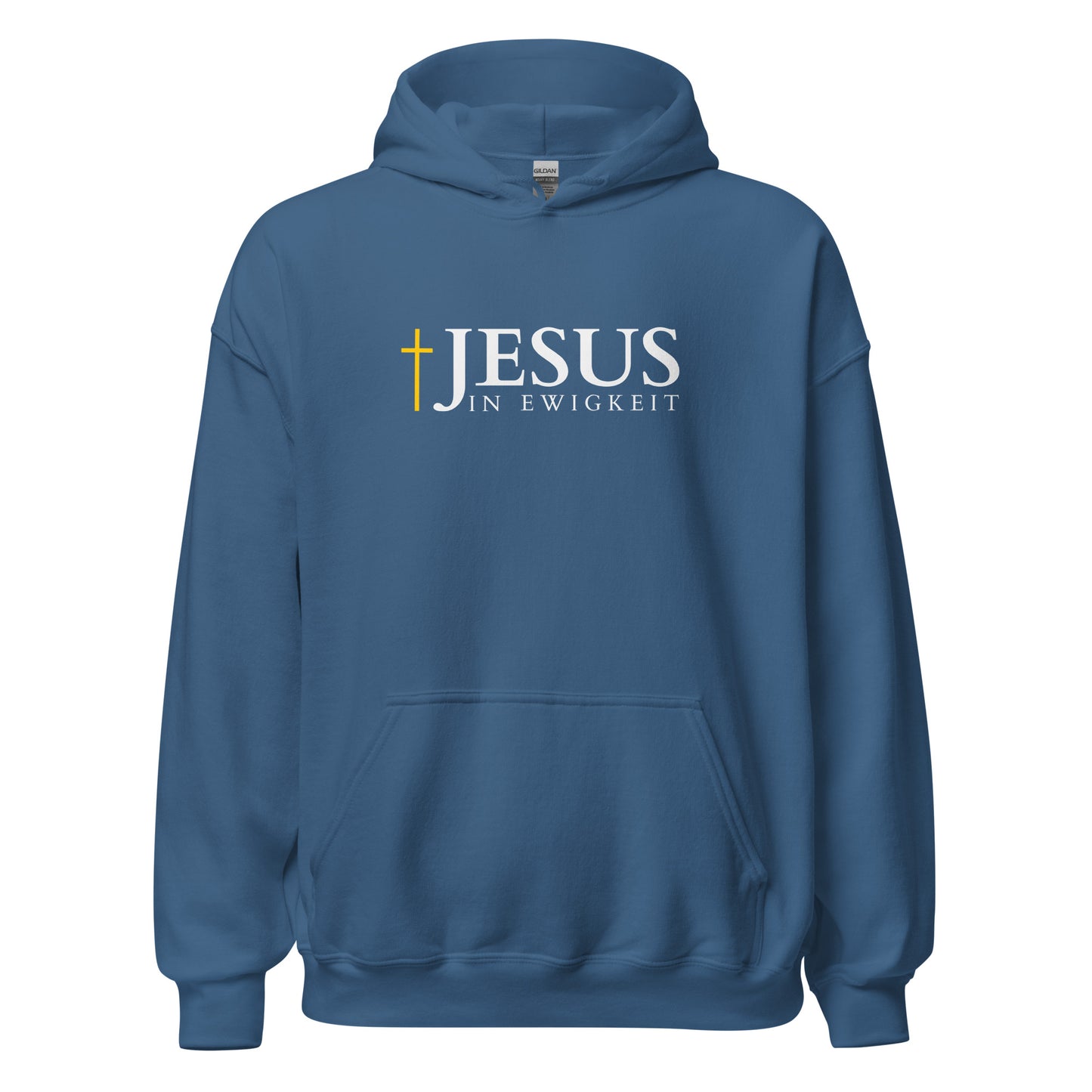 JESUS in EWIGKEIT - Unisex-Kapuzenpullover - dunkles Design - DE ${variant-option} faith design by The Light of Life