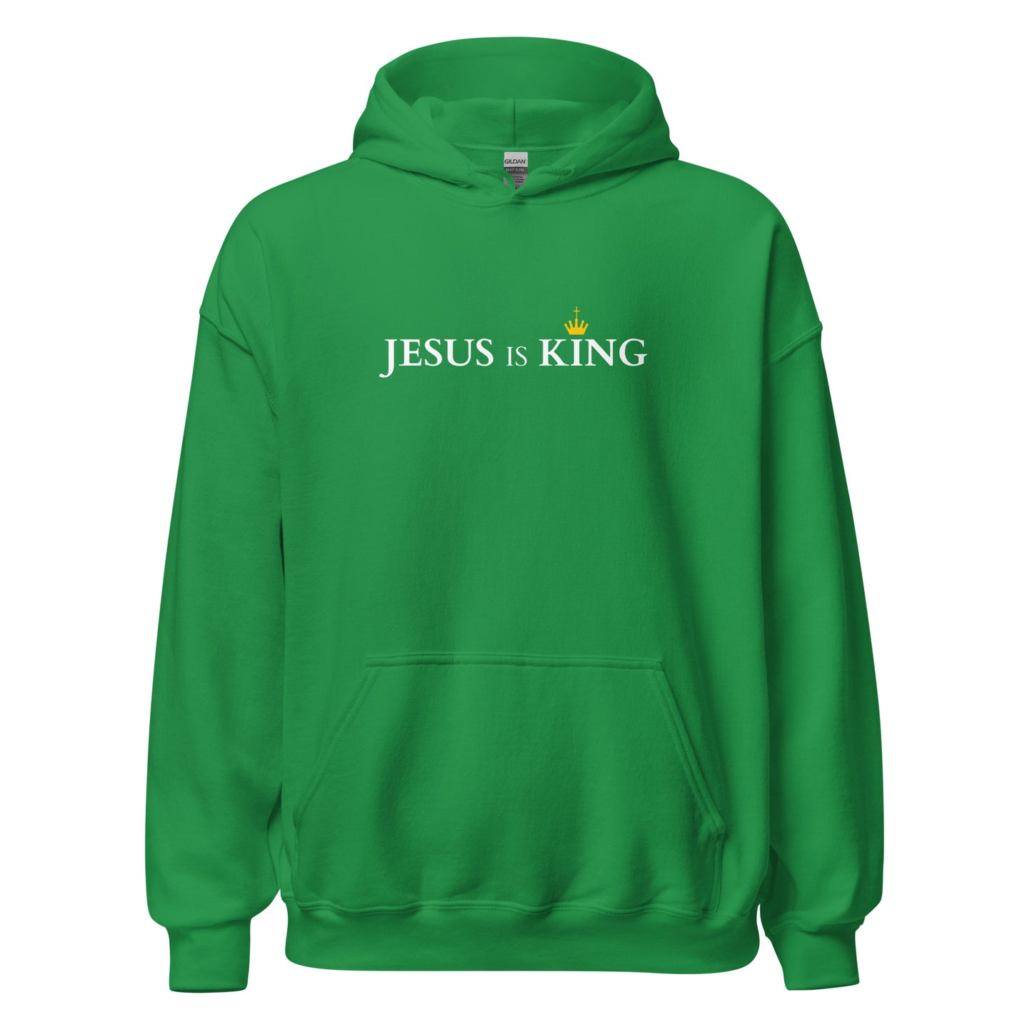 JESUS is KING - Unisex Hoodie - dark Design - EN faith design by The Light of Life