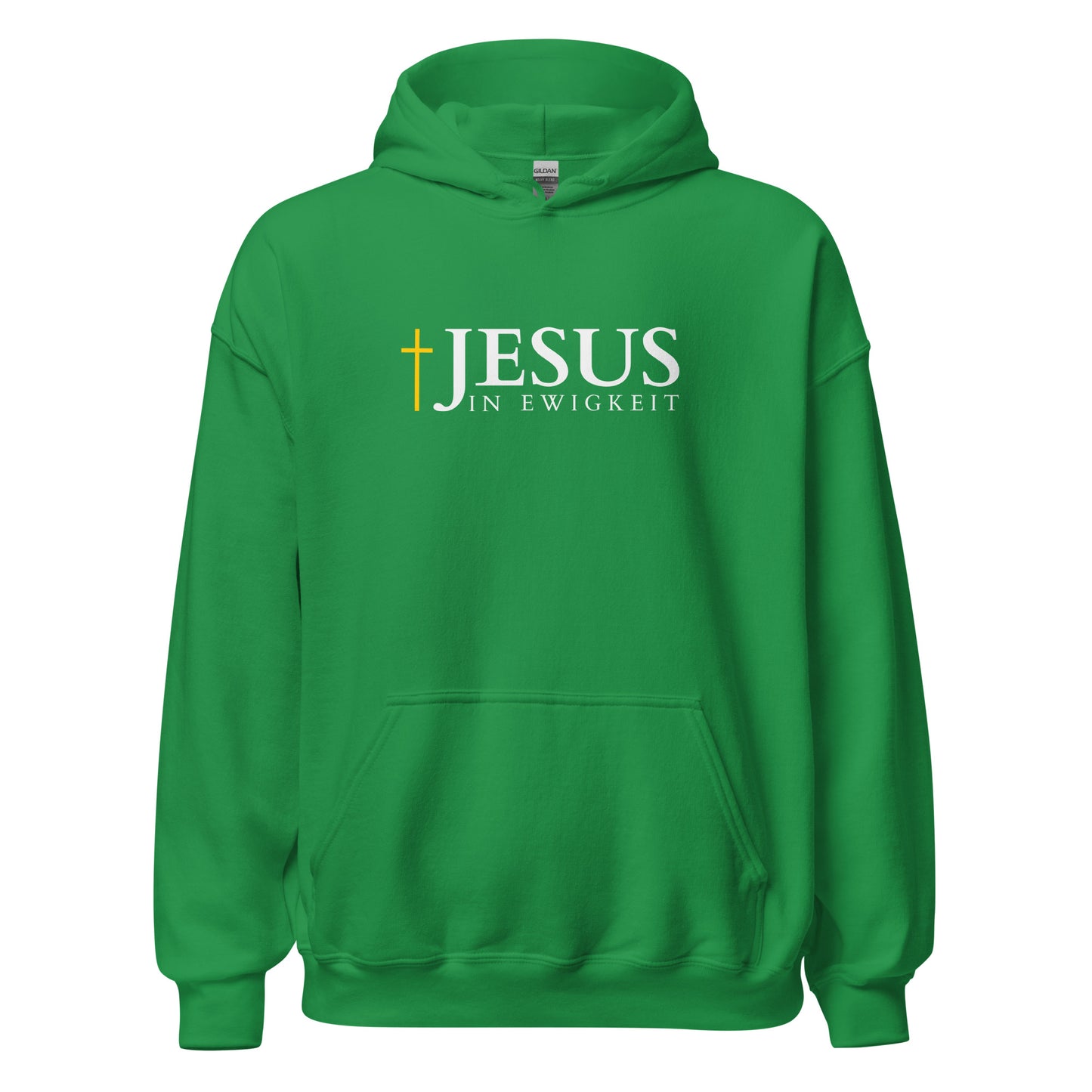 JESUS in EWIGKEIT - Unisex-Kapuzenpullover - dunkles Design - DE ${variant-option} faith design by The Light of Life