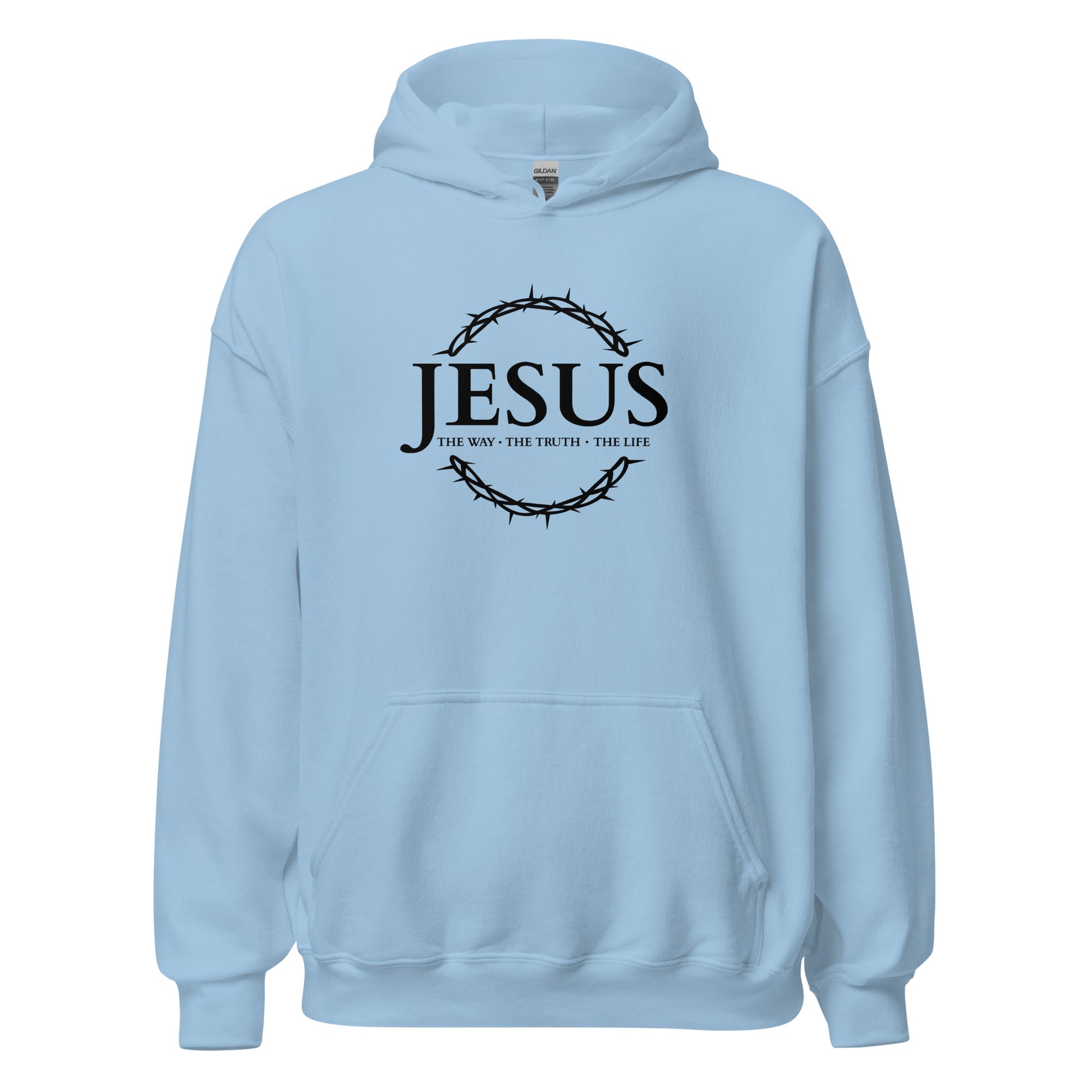 JESUS The Way, The Truth, The Life - Unisex Hoodie - bright design - EN faith design by The Light of Life