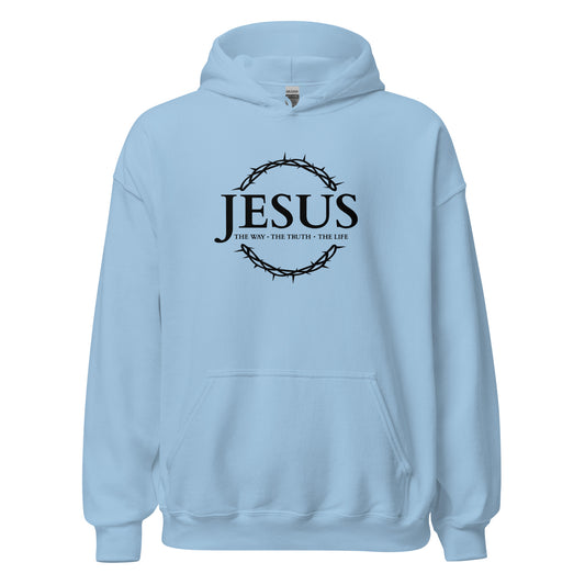 JESUS The Way, The Truth, The Life - Unisex Hoodie - bright design - EN ${variant-option} faith design by The Light of Life