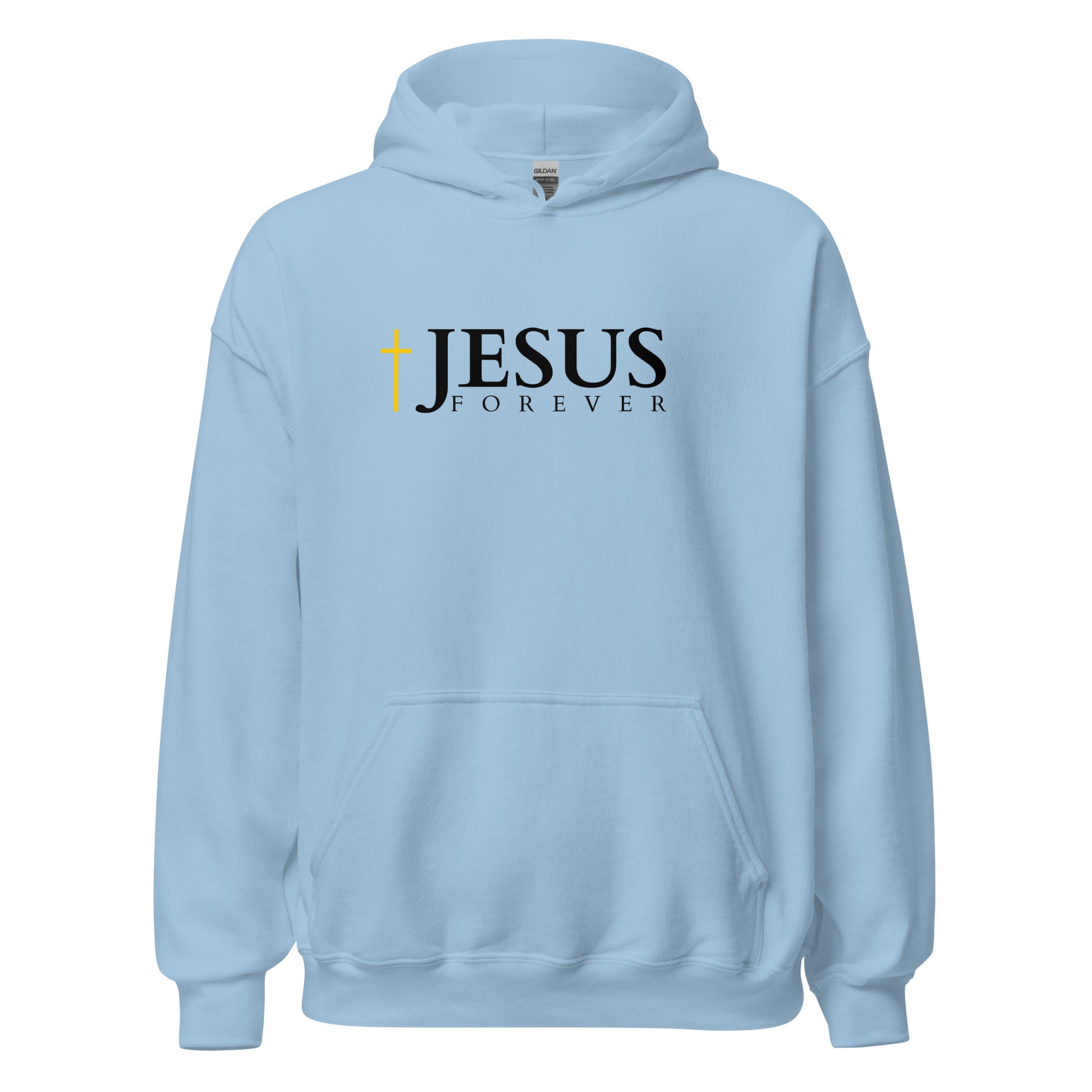 JESUS FOREVER - Unisex Hoodie - bright Design - EN ${variant-option} faith design by The Light of Life