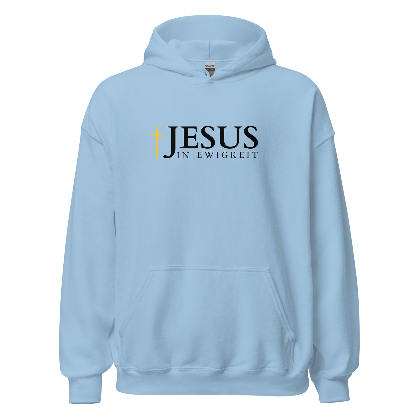 JESUS in EWIGKEIT - Unisex-Kapuzenpullover - helles Design - DE ${variant-option} faith design by The Light of Life