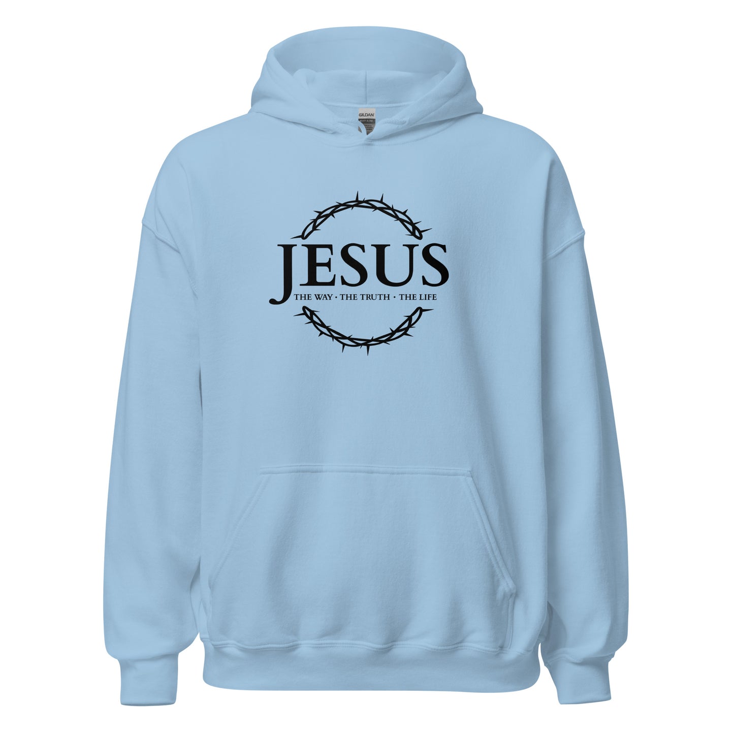 JESUS The Way, The Truth, The Life - Unisex Hoodie - bright design - EN faith design by The Light of Life
