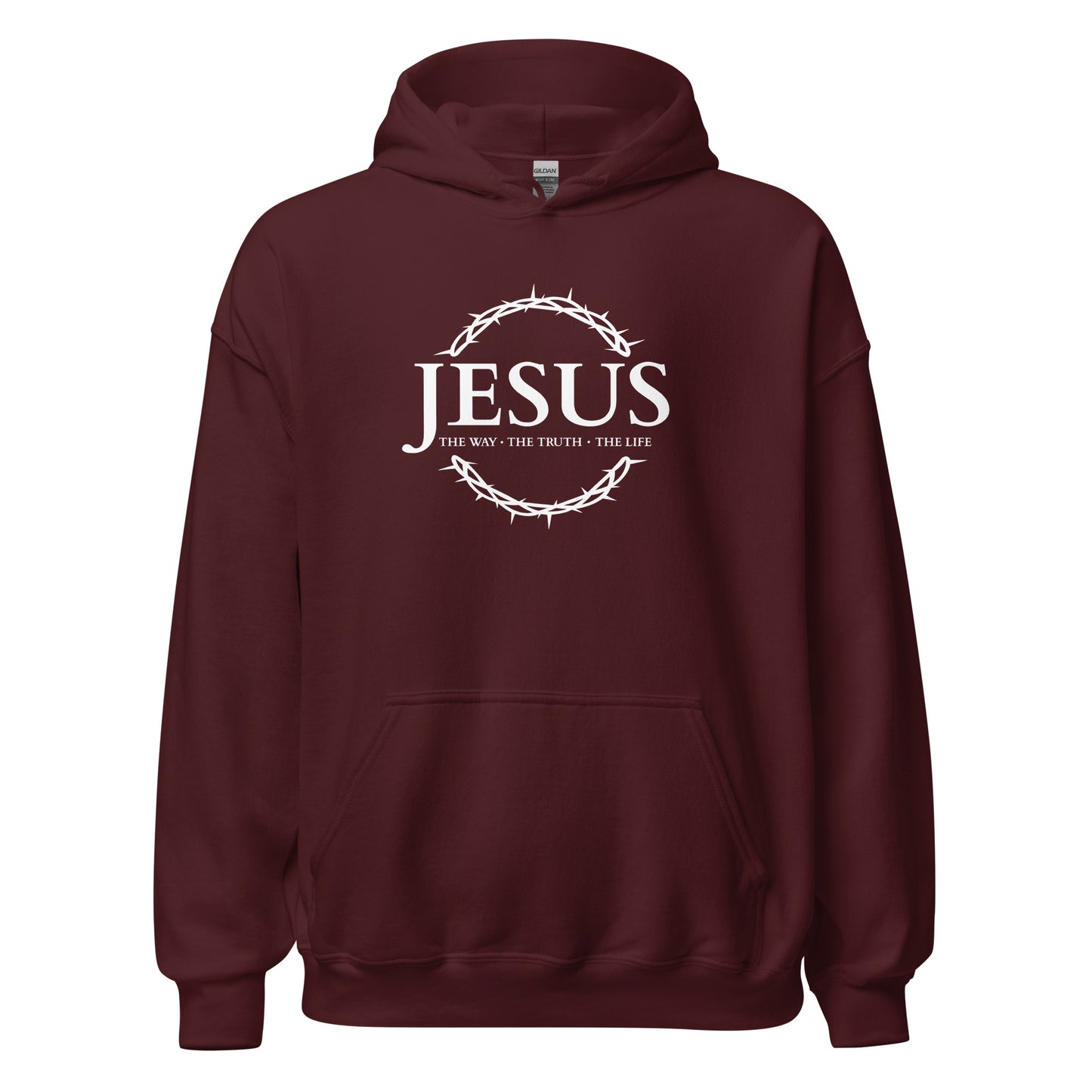 JESUS The Way, The Truth, The Life - Unisex Hoodie - dark design - EN faith design by The Light of Life