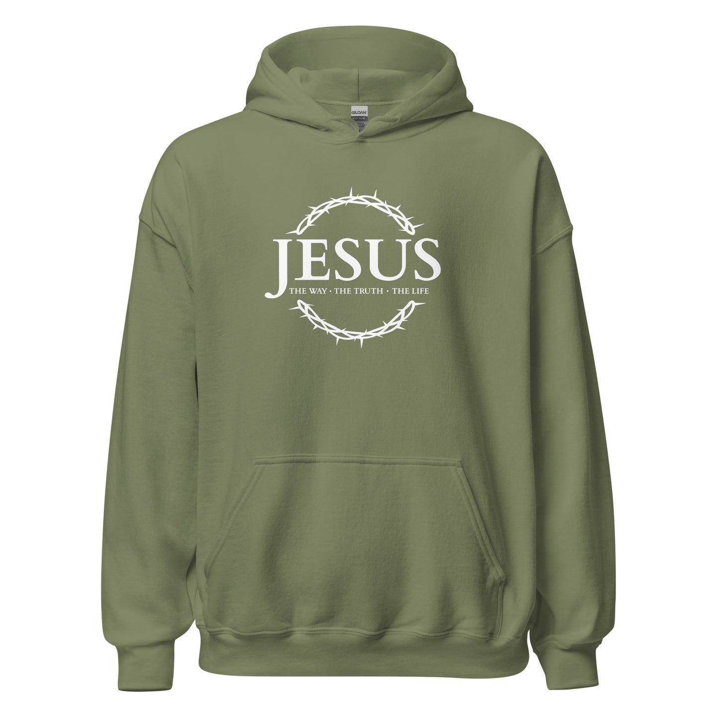 JESUS The Way, The Truth, The Life - Unisex Hoodie - dark design - EN faith design by The Light of Life