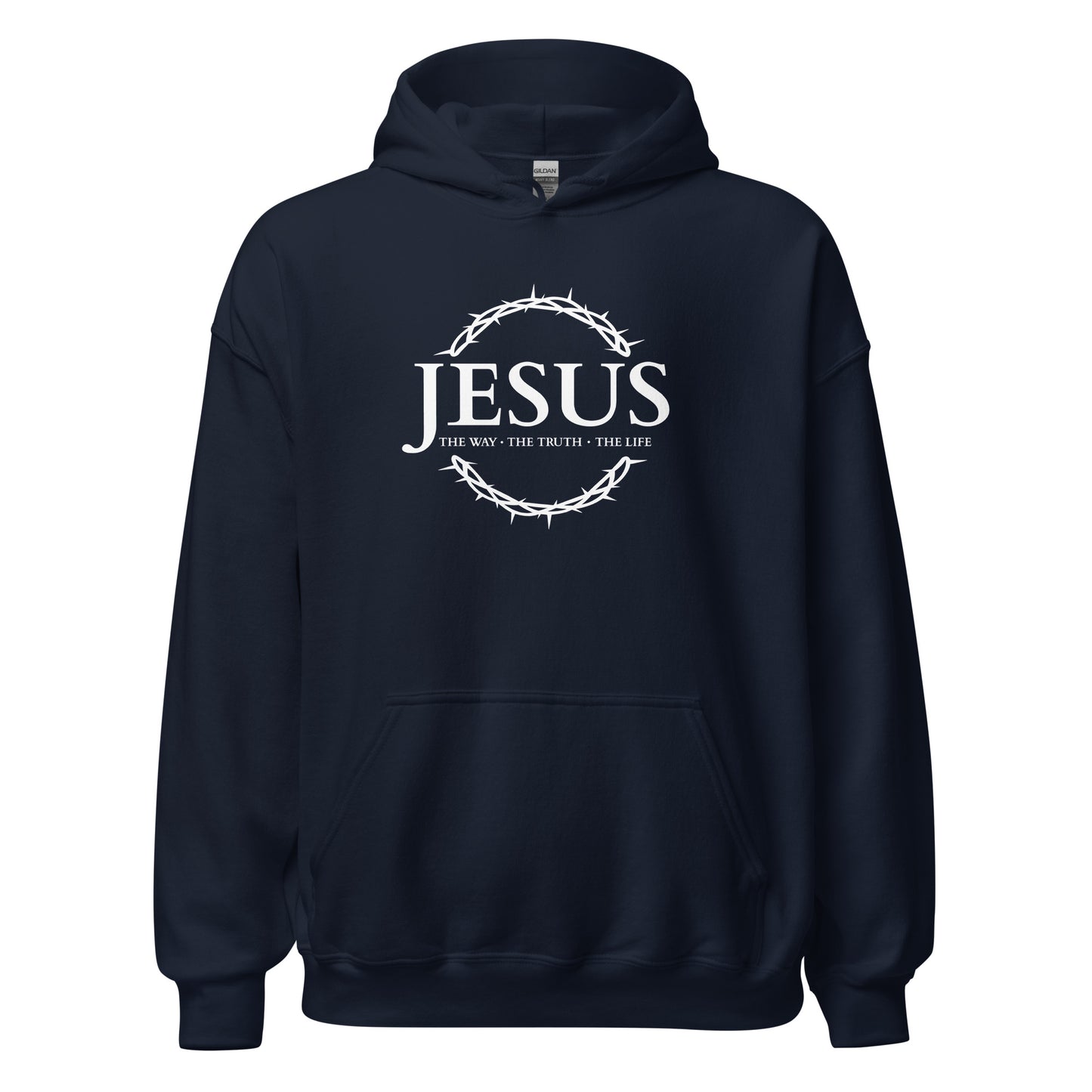 JESUS The Way, The Truth, The Life - Unisex Hoodie - dark design - EN faith design by The Light of Life