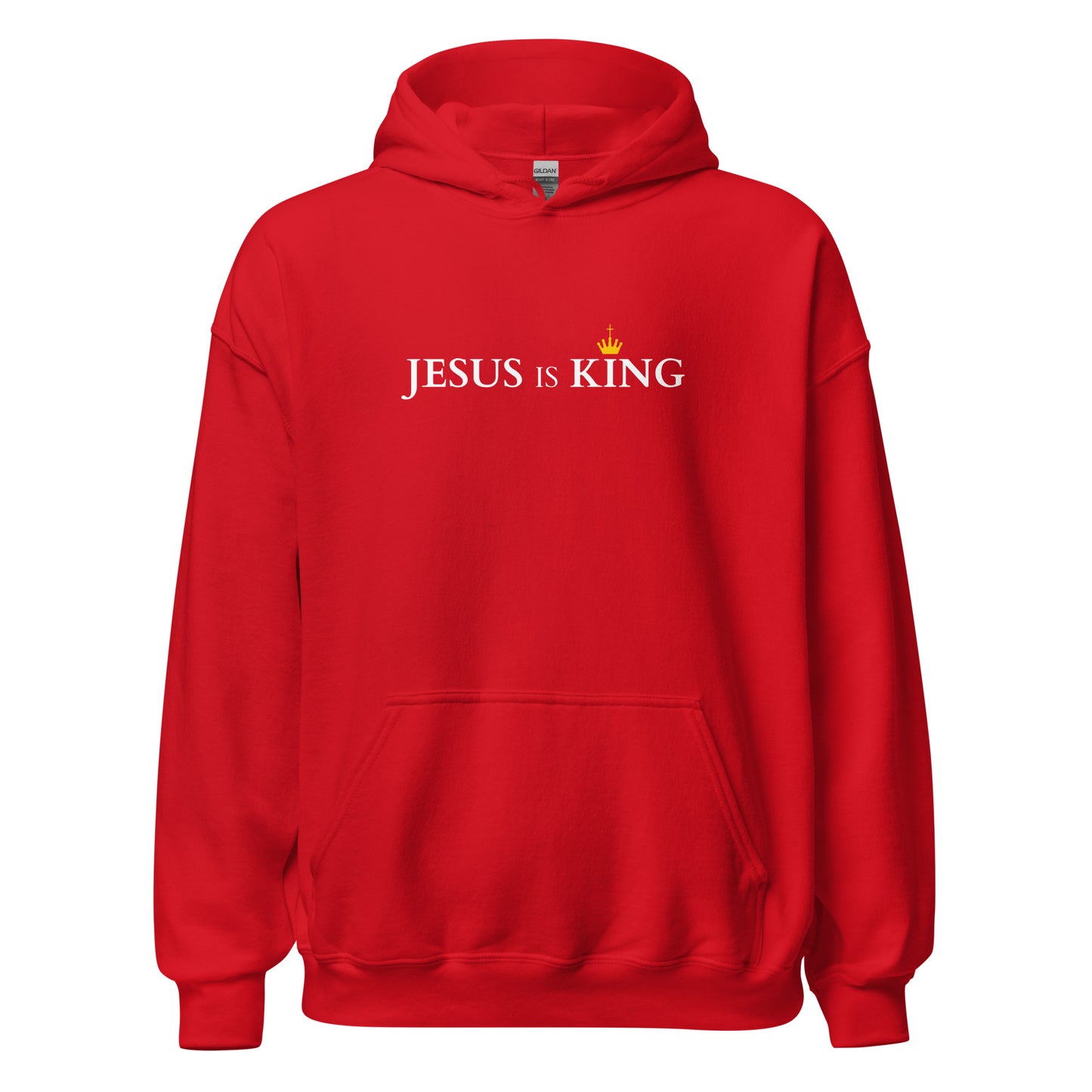 JESUS is KING - Unisex Hoodie - dark Design - EN faith design by The Light of Life