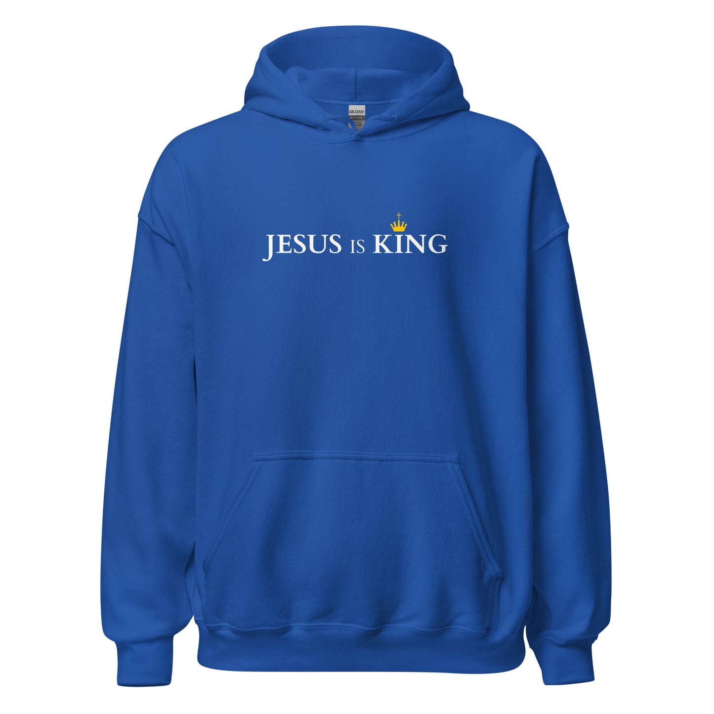 JESUS is KING - Unisex Hoodie - dark Design - EN faith design by The Light of Life