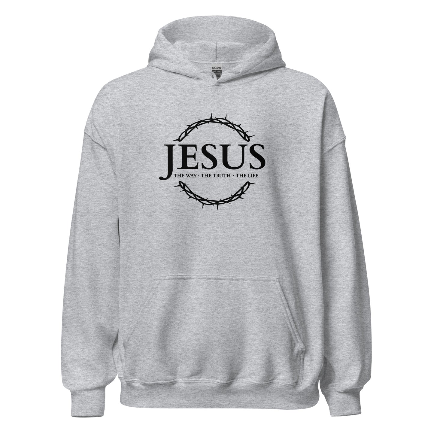 JESUS The Way, The Truth, The Life - Unisex Hoodie - bright design - EN faith design by The Light of Life