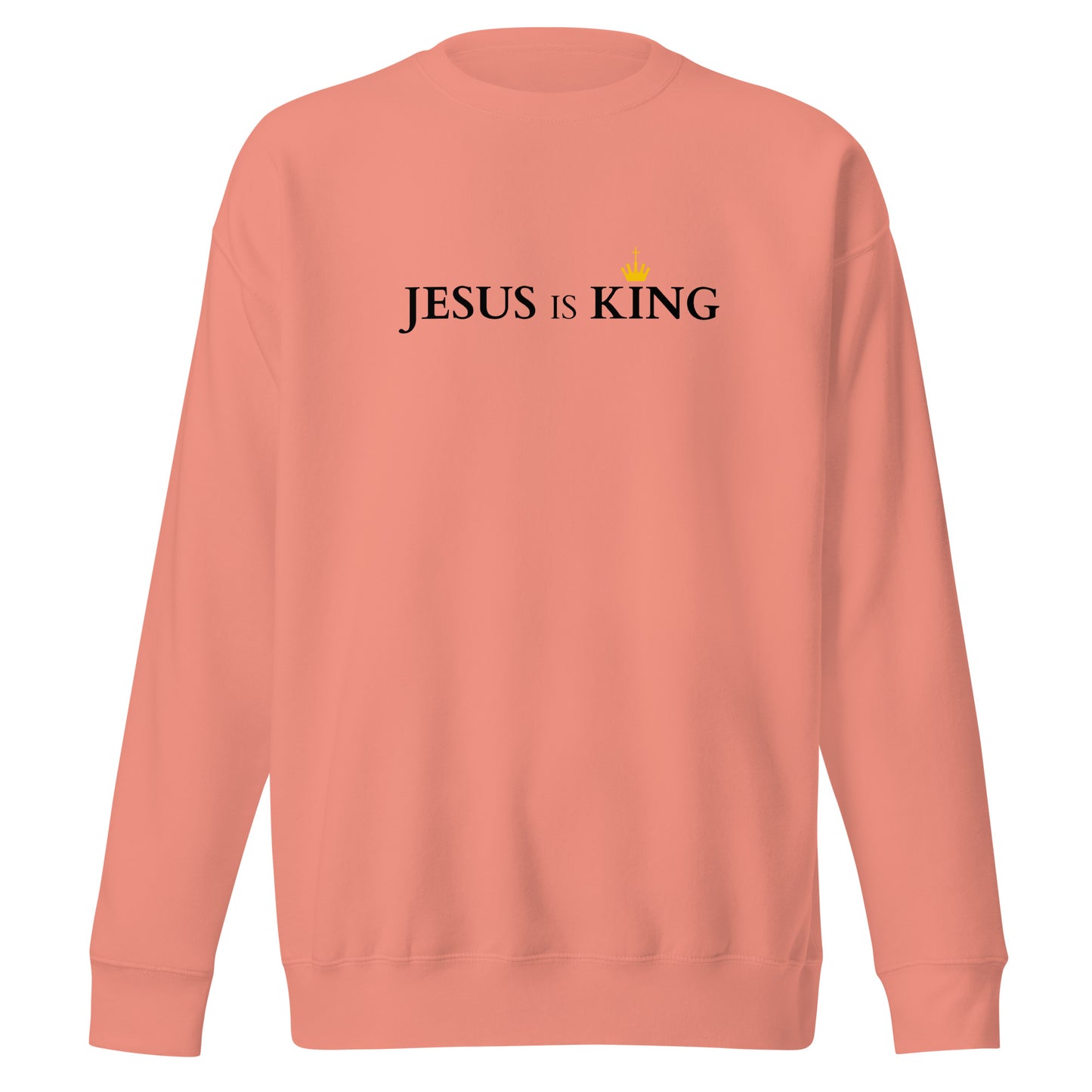 JESUS is KING - Unisex-Premium-Pullover - helles Design DE faith design by The Light of Life